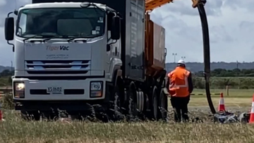 Work is underway to reconnect Hallett Cove residents and businesses to water after a water main leak this morning. 