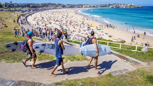 许多人会选择在澳大利亚国庆长周末期间去海滩度假。