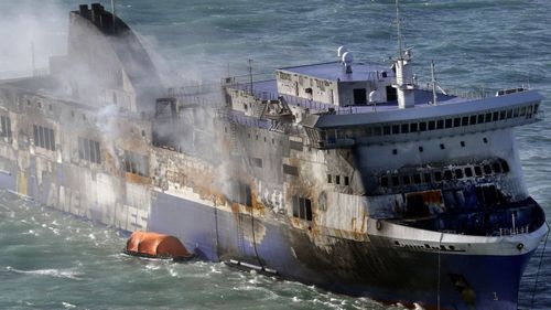 Lifeboats caught alight on the Norman Atlantic ship which travelled from Italy to Greece in 2014, meaning some of the 500 passengers had to be evacuated by helicopter.