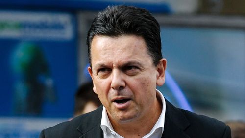 Nick Xenophon revealed his pokie policy today. (AAP)