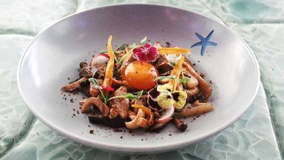 Recipe: <a href="http://kitchen.nine.com.au/2016/09/28/11/27/jack-yoss-warm-mushroom-salad" target="_top">Jack Yoss' warm mushroom salad</a>