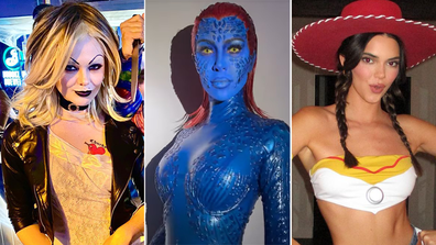Halloween 2022 - Elle Fanning, Kim Kardashian and Kendall Jenner