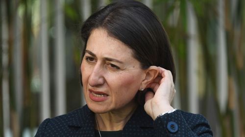 NSW Premier Gladys Berejiklian today.