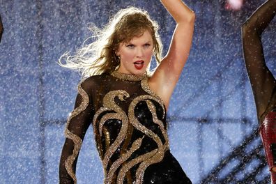 Taylor Swift performed on the Times Tour at Hard Rock Stadium on October 18, 2024 at Miami Gardens, Florida. 