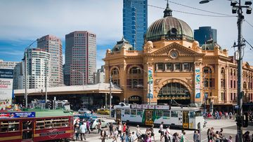 Trains would depart every hour from Flinders Street Station. (AAP)