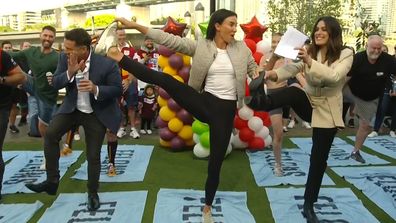 Beer yoga Today Show