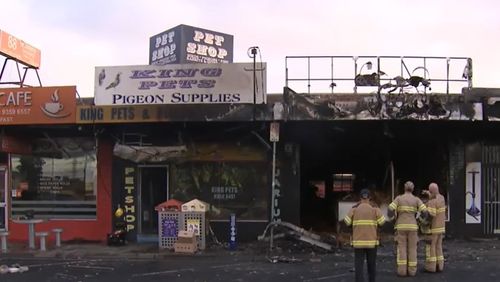 Aï»¿n investigation is underway after a suspected arson attack on an Acai shop in Melbourne spread to adjoining businesses. The Acai shop on Mahoneys Road in Campbellfield was completely alight by the time police arrived at 3.40am. 