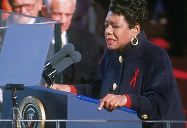 Maya Angelou recited 'On the Pulse of Morning' at which US president's inauguation?