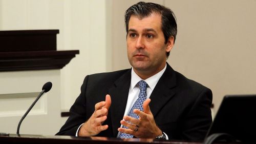 Slager, 36, pleaded guilty to violating Mr Scott's civil rights (Image: AP)