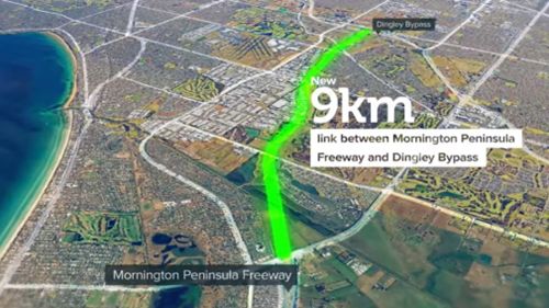 Mr Andrews has promised to keep the new arterial toll-free. (VicRoads)