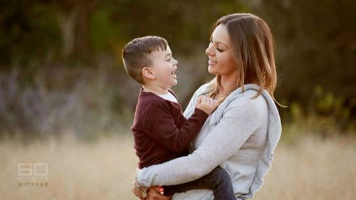 Brooke said she recently received an anonymous letter from the mother of the little girl who received Zane’s kidney. The girl had just celebrated her first birthday. Picture: 60 Minutes