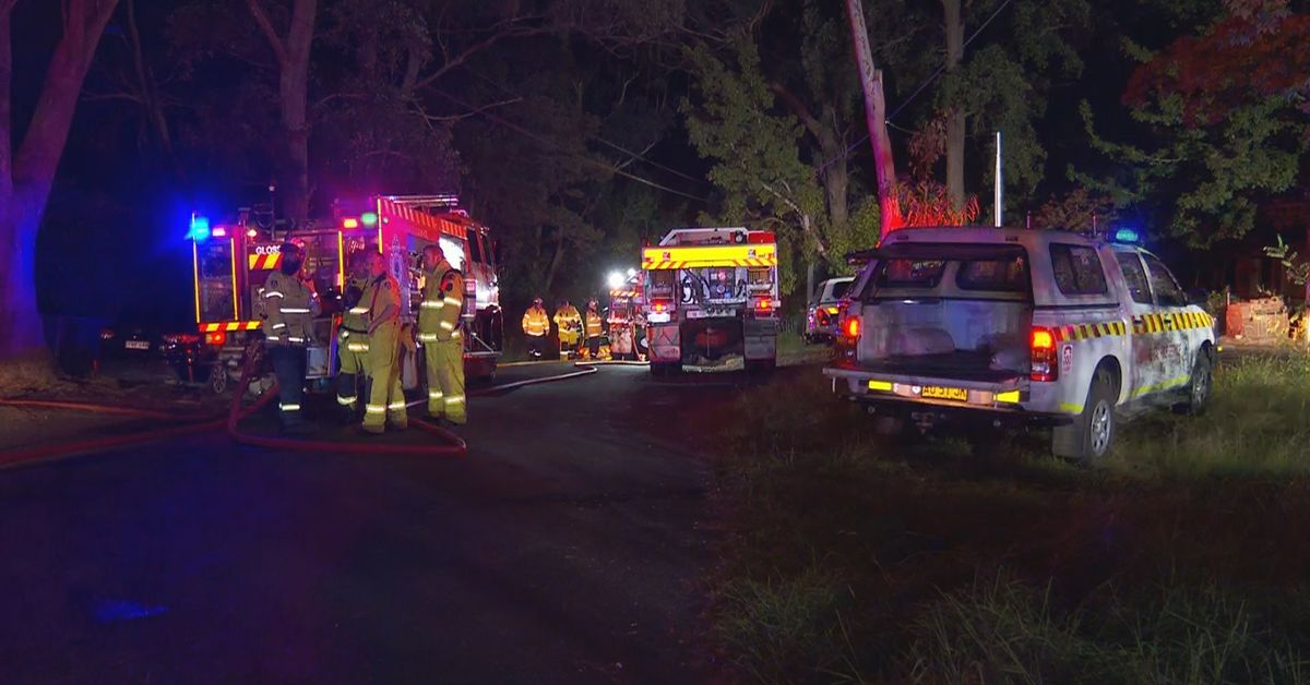 Two children missing after horror house fire