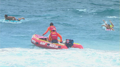 Maroubra ironman surf rescue