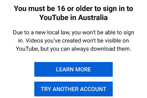 Youtube agrees to comply with Australia social media ban.