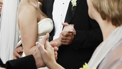 Bride asks mother in law to leave wedding reception due to insult.