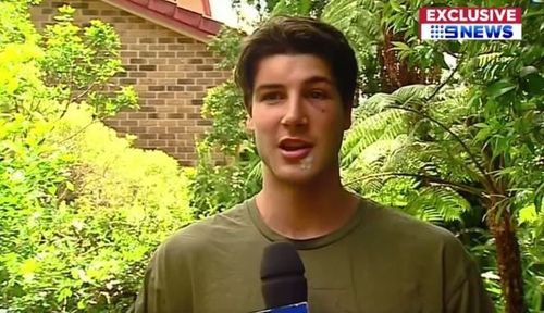 The 19-year-old boy was knocked unconscious. (9NEWS)