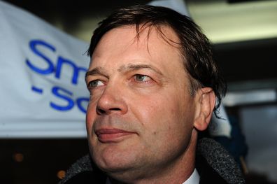 Andrew Wakefield makes a statement at the General Medical Council headquarters in London.  