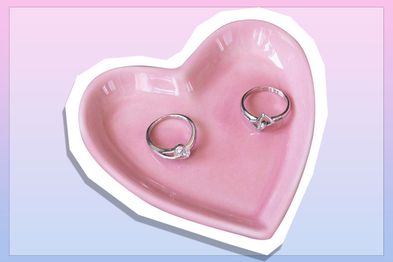 9PR: Meeshine Ceramic Heart Shaped Jewelry Tray