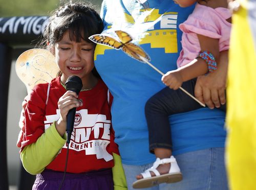 Over the past months, families who have crossed the border into the United States have been separated, with parents and their children split up. Picture: AAP.