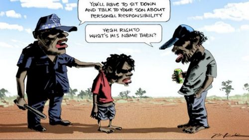 The controversial cartoon. (The Australian)