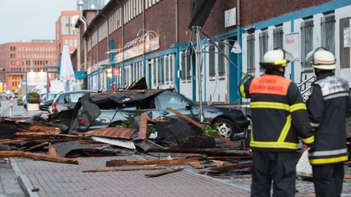 Violent storms leave trail of destruction in parts of Germany