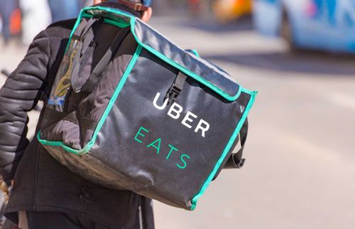 Uber Eats delivery cyclist