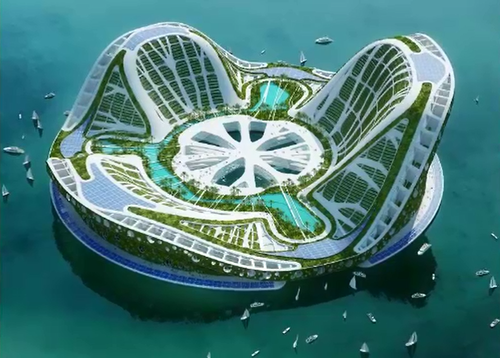 Some have suggested cities and suburbs built on the ocean could be the way of the future.