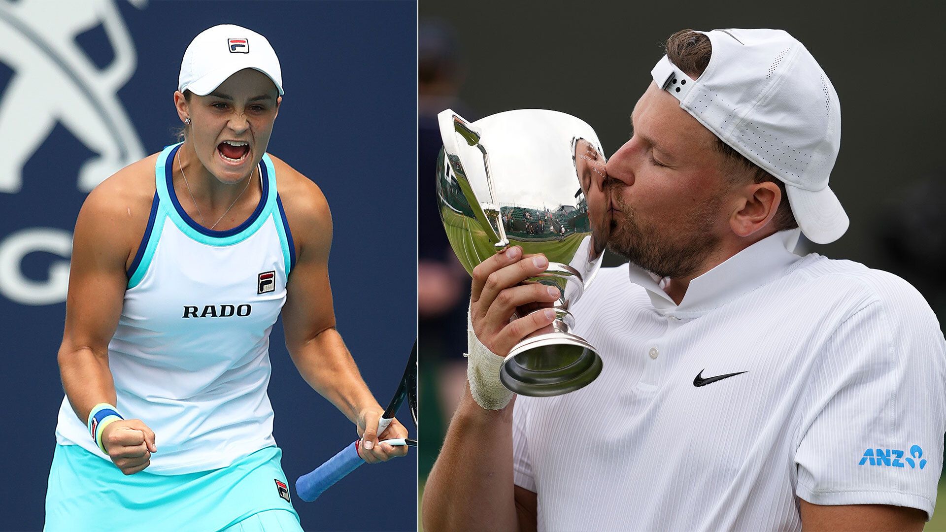 Dylan Alcott and Ash Barty split 2021 Newcombe Medal honours