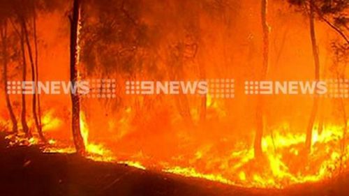 An out of control blaze is threatening lives and homes in Western Australia. (9NEWS)