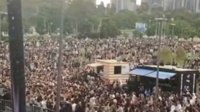 George Margaritis Steve Lacy crowd stampede John Cain Arena, Melbourne.