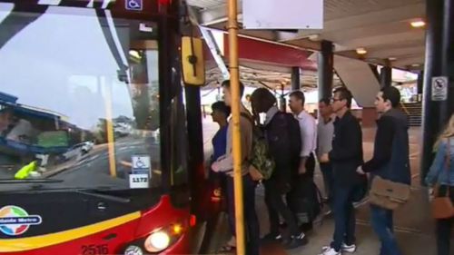 Replacement buses are running from Seaford to Brighton. (9NEWS)