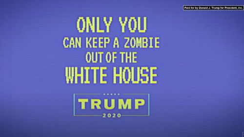 A screenshot of the final message from the 'How to Spot a Zombie: Joe Biden edition'.