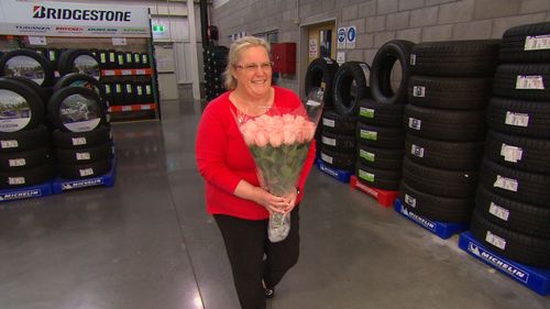 Sue Berkeley is getting married at Costco.