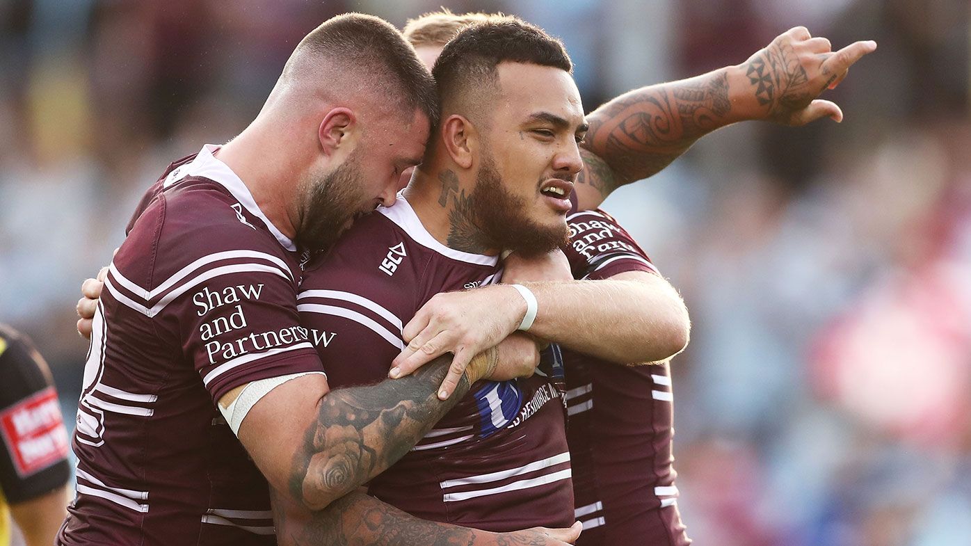 Manly's Daly Cherry-Evans and Joel Thompson throw support behind Addin Fonua-Blake 