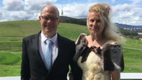 Victim Kari-Pekka Maunus and wife, Mia. (9NEWS)