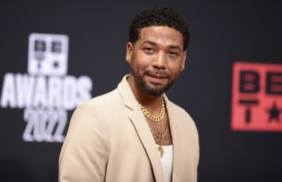 FILE - Jussie Smollett arrives at the BET Awards, June 26, 2022, in Los Angeles.  An appeals court on Friday, Dec. 1, 2023, upheld the disorderly conduct convictions of Smollett, who was accused of staging a racist, homophobic attack against himself in 2019 and then lying about it to Chicago police.(Photo by Richard Shotwell/Invision/AP, File)
