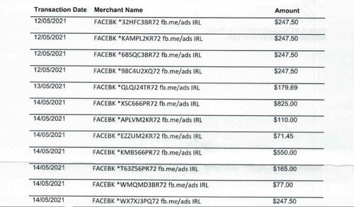 The hackers racked up a $3000 bill in Facebook ads.
