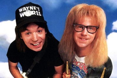 Mike Myers and Dana Carvey in Wayne's World.