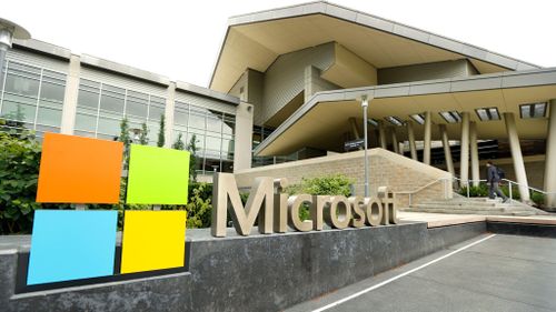Microsoft Visitor Centre in Redmond, Washington. (AAP)