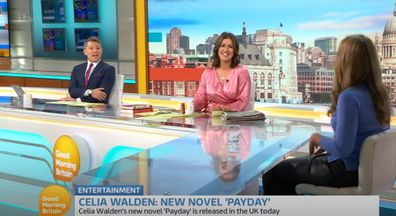 Celia Walden appears on Good Morning Britain