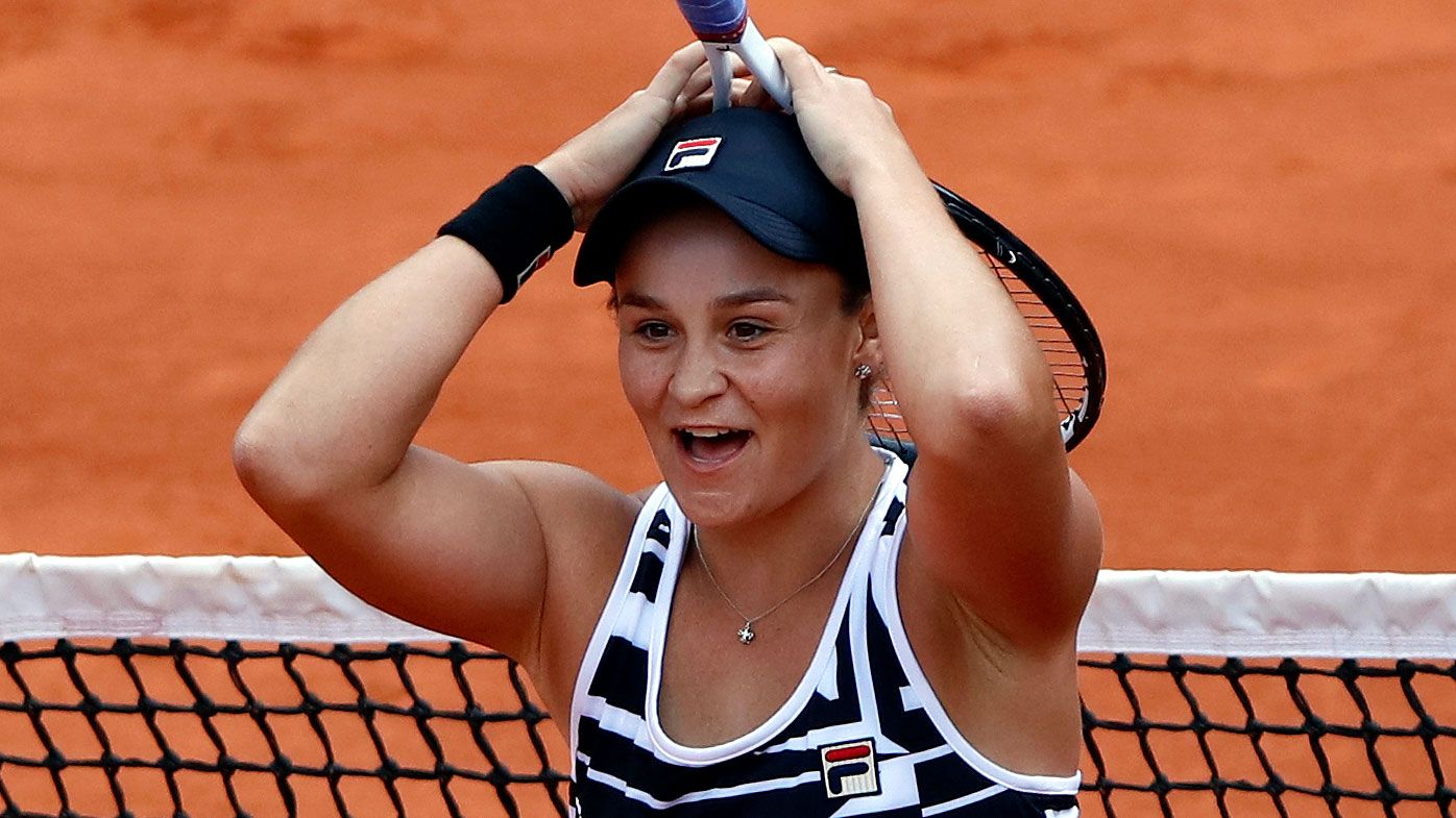 Ash Barty will look to defend her French Open title. (Getty)