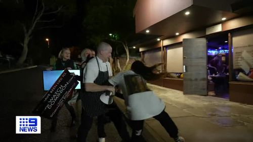 Vegan protesters target Perth restaurant again