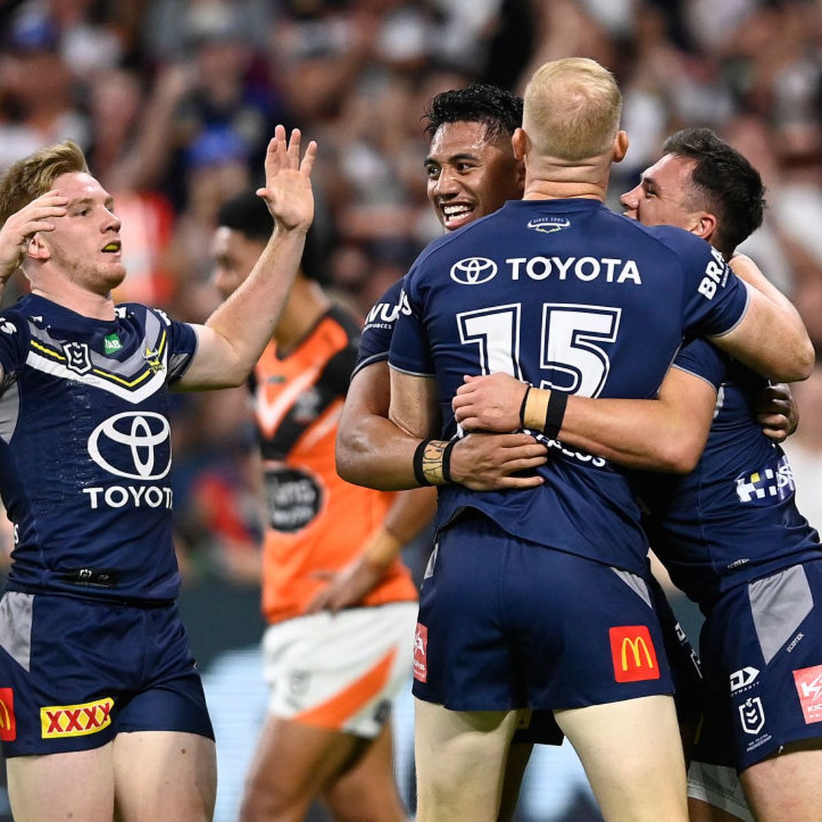 NRL 2022 LIVE: Cowboys defeats Raiders, Jason Taumalolo performance, Sharks  defeat Eels, Titans defeat Warriors result; NRL bunker