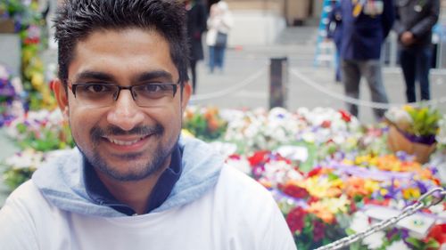 Sydney coordinator Tariq Ahmad. (Ehsan Knopf/9NEWS)