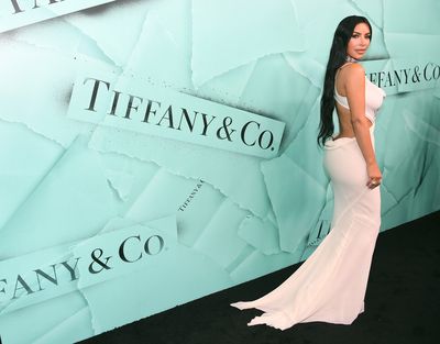 Kim Kardashian attends the Tiffany Blue Book Collection launch at Studio 525 on October 9, 2018 in New York City.