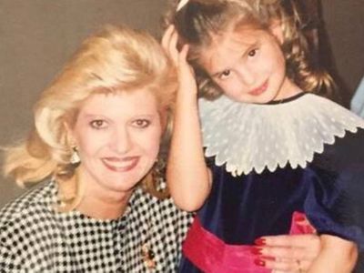 A young Ivanka Trump with her mother Ivana