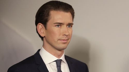 Kurz, 31, claimed his win based on early projections. (AAP)