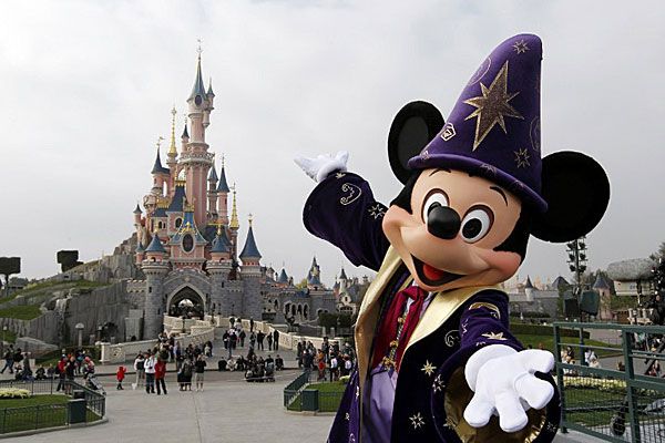 Financial woes: Euro Disney theme park.