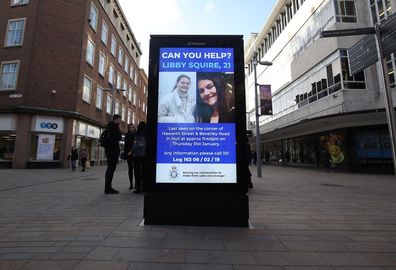 Missing poster of Libby Squire