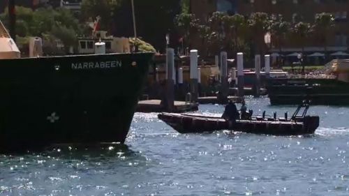 The Narrabeen, the ferry involved in the incident (9NEWS)